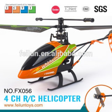 2.4G 4 canales solo propulsor radio control de plástico equipo de helicóptero rc hobby con servo
